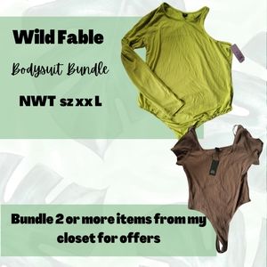2 wild fable bodysuits